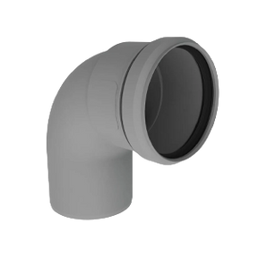 Burgerhout Twinline PP rookgas bocht 100mm 90° 400452140 kopen? | CVketel.nl