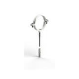 Cox Geelen Aluminium bevestigingsbeugel 100mm wit CABMAA600