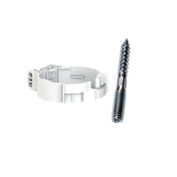 Cox Geelen CoxDENS® PP beugel Ø80 + FIS® Stokeind van verzinkt staal - M8x130 Torx 25 18008671