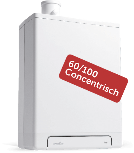 Intergas Kombi Kompakt HRE 36/30 7,1 - 26,3 kW CW5 60/100mm 043487| CVketel.nl