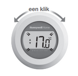 Afstellen van temperatuur via de round aan uit kamerthermostaat bij CVketel.nl | CVketel.nl 