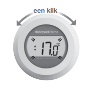 Afstellen van temperatuur via de round aan uit kamerthermostaat bij CVketel.nl | CVketel.nl 