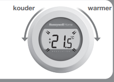 round aan uit thermostaat temperatuur instellen koud of warm | CVketel.nl